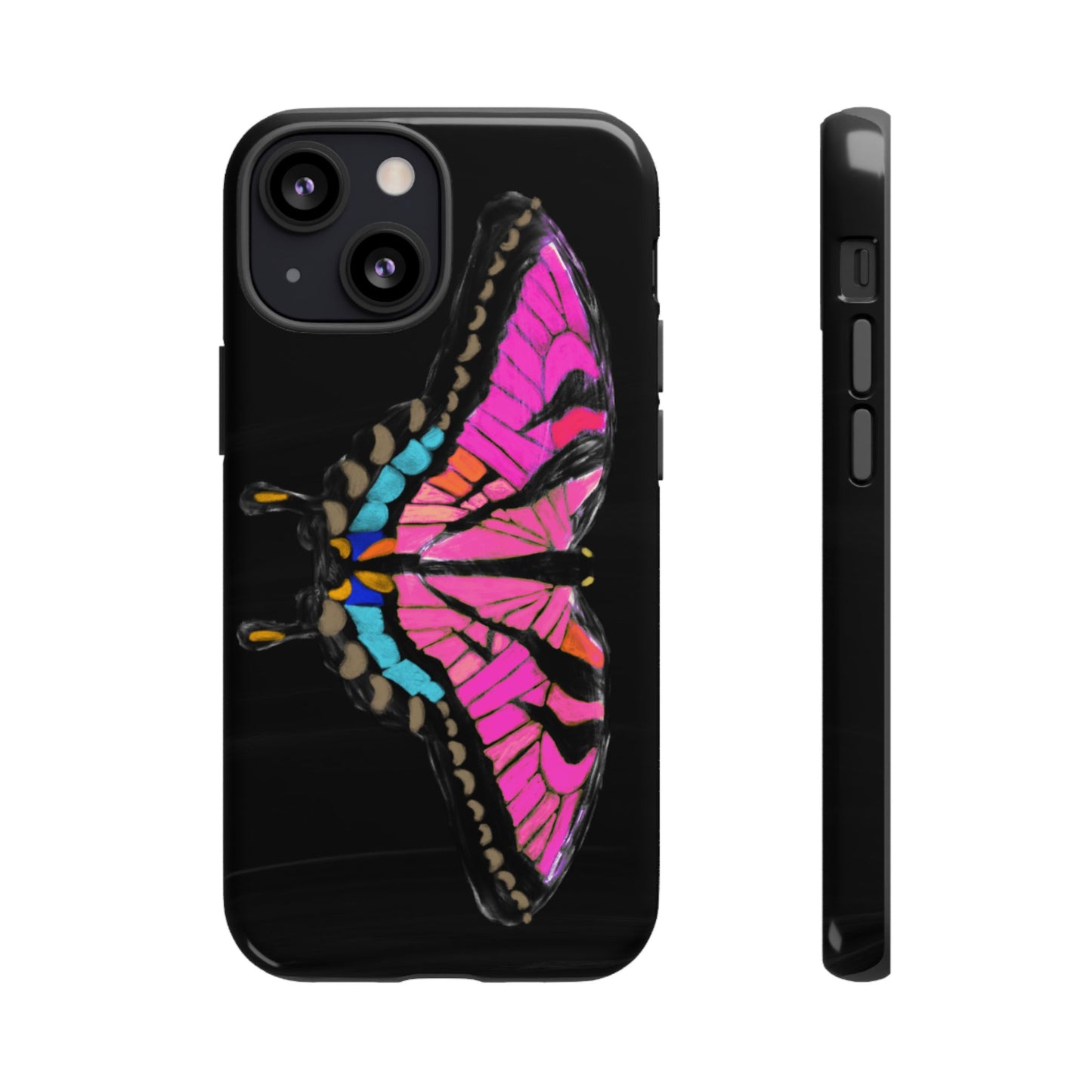 Pink Butterfly Tough Case