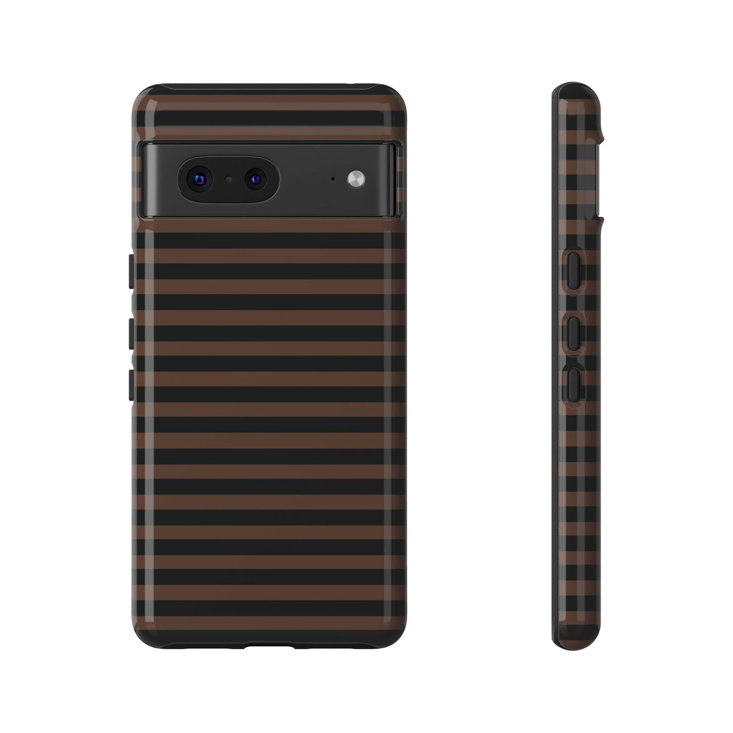 Brown Striped Tough Case