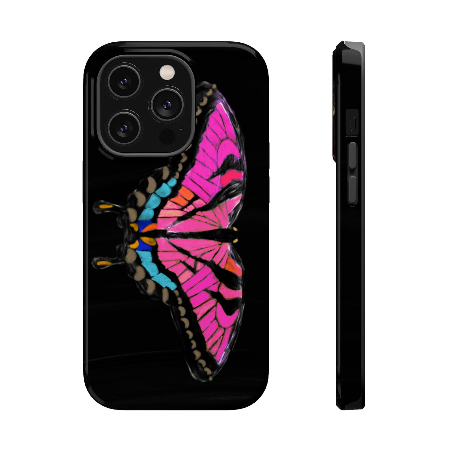 Fuscia Butterfly MagSafe Case