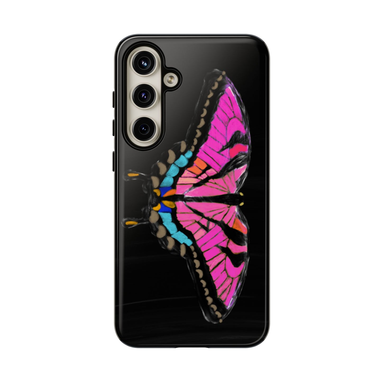 Pink Butterfly Tough Case