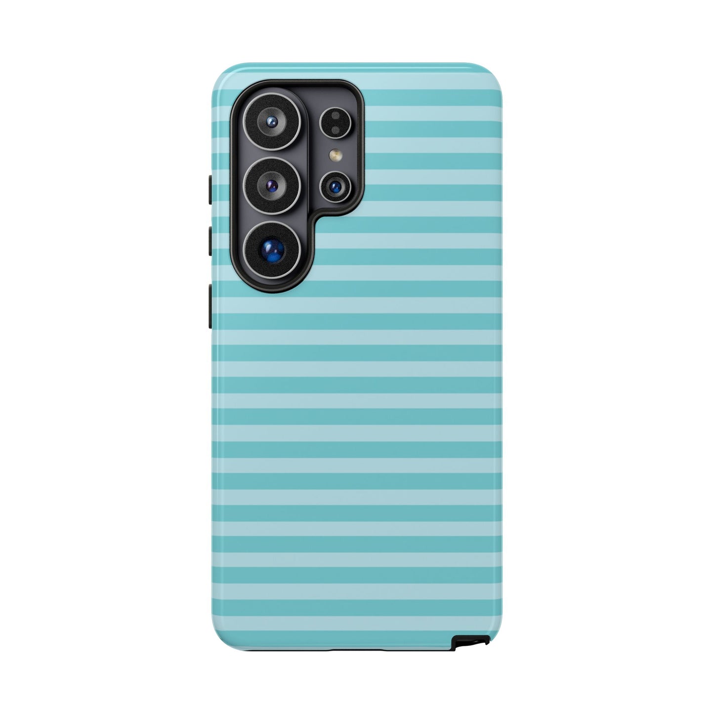 Teal Striped Tough Case