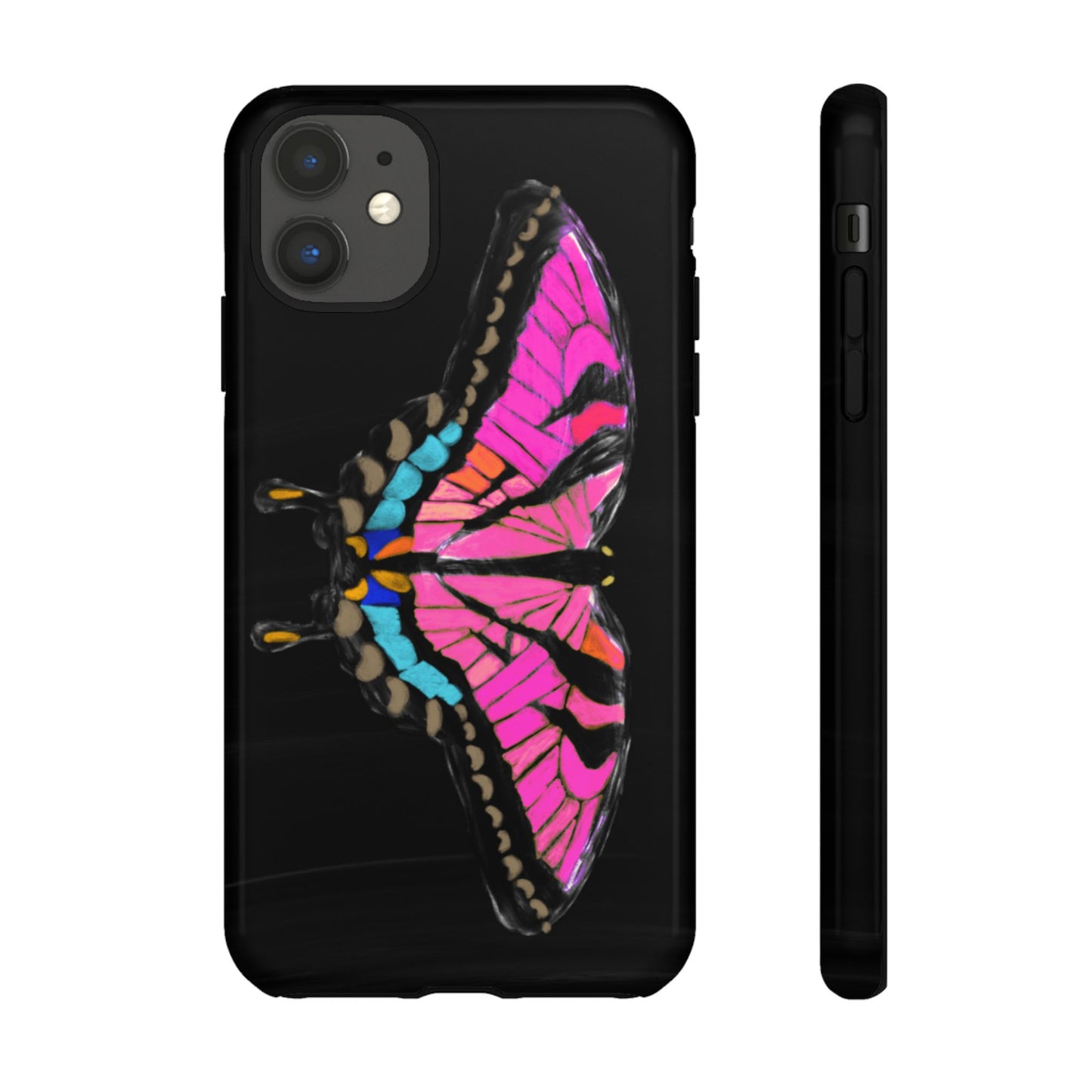 Pink Butterfly Tough Case