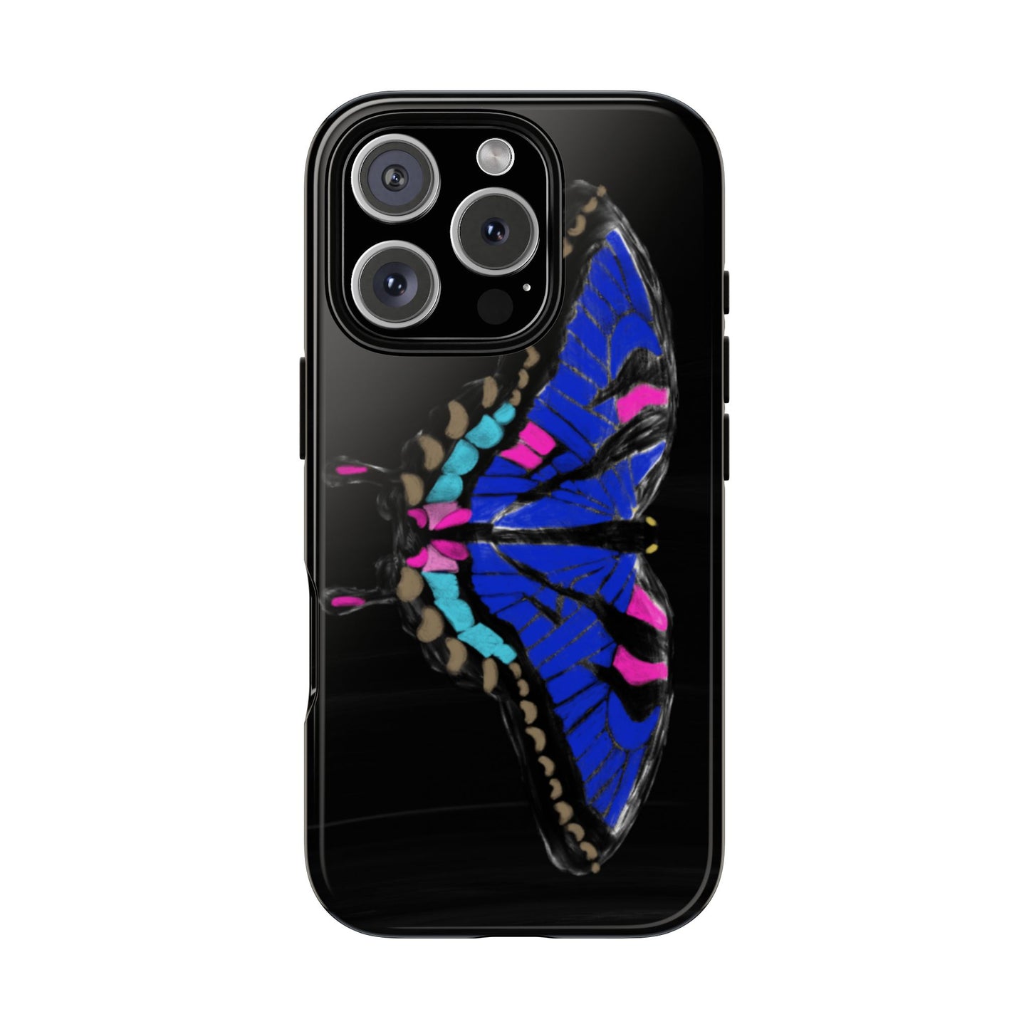 Blue Butterfly Tough Case