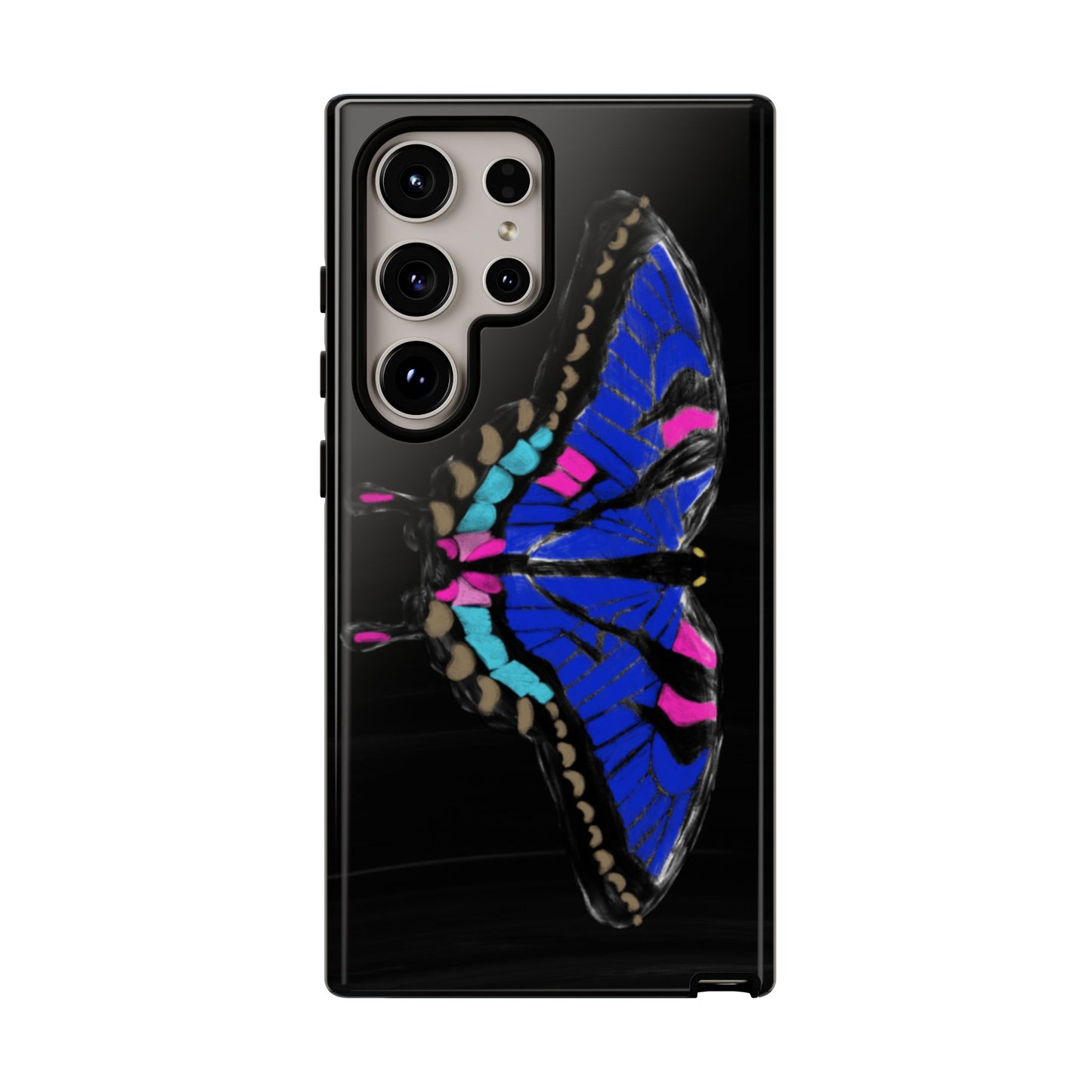 Blue Butterfly Tough Case