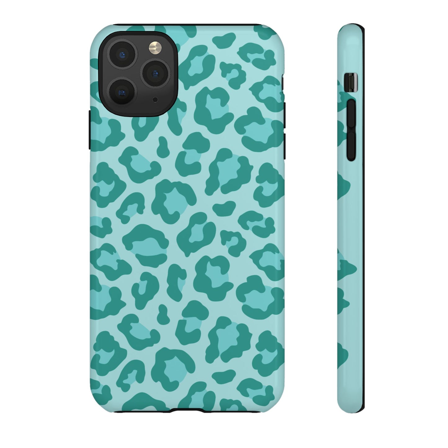 Teal Leopard Tough Case