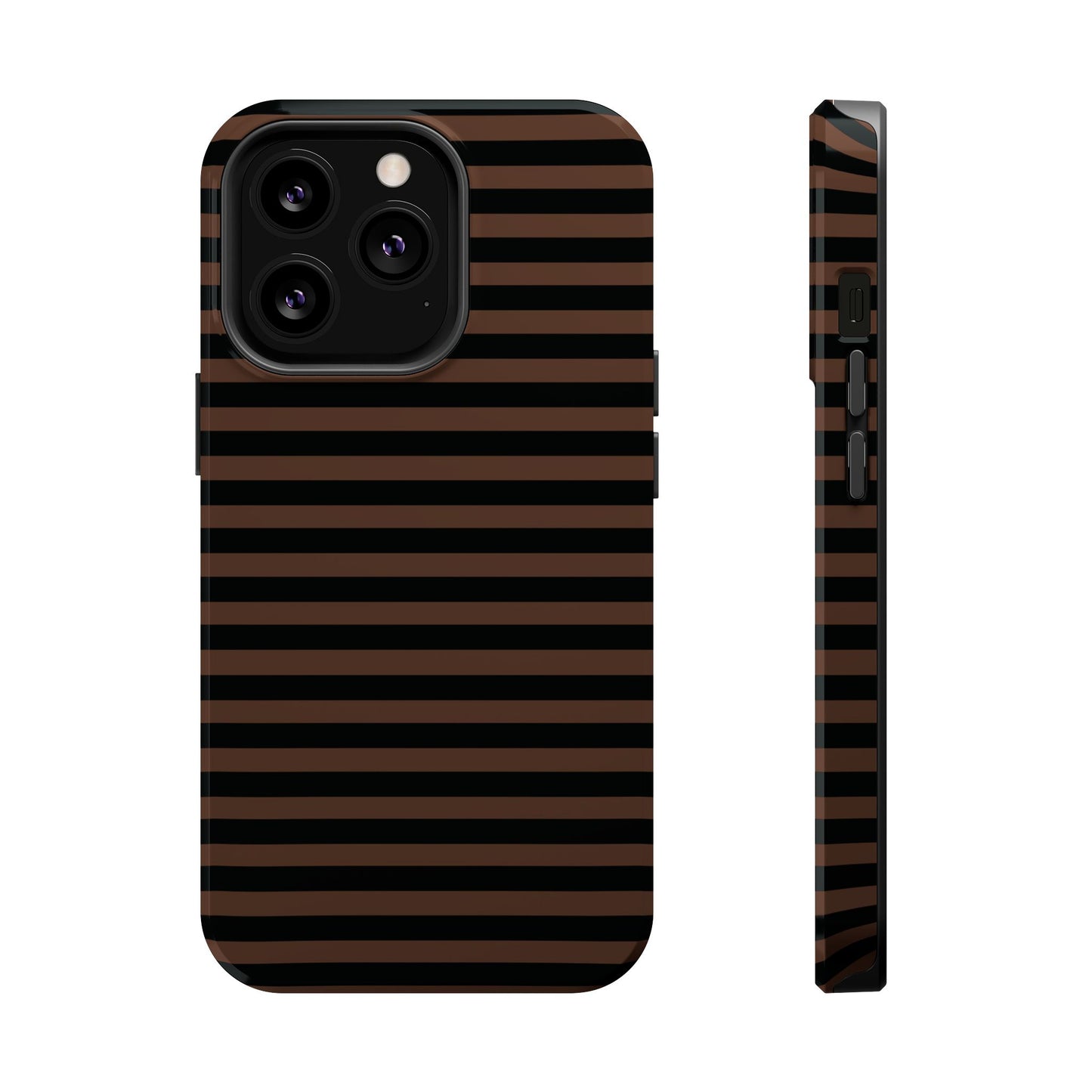Brown Striped MagSafe Case