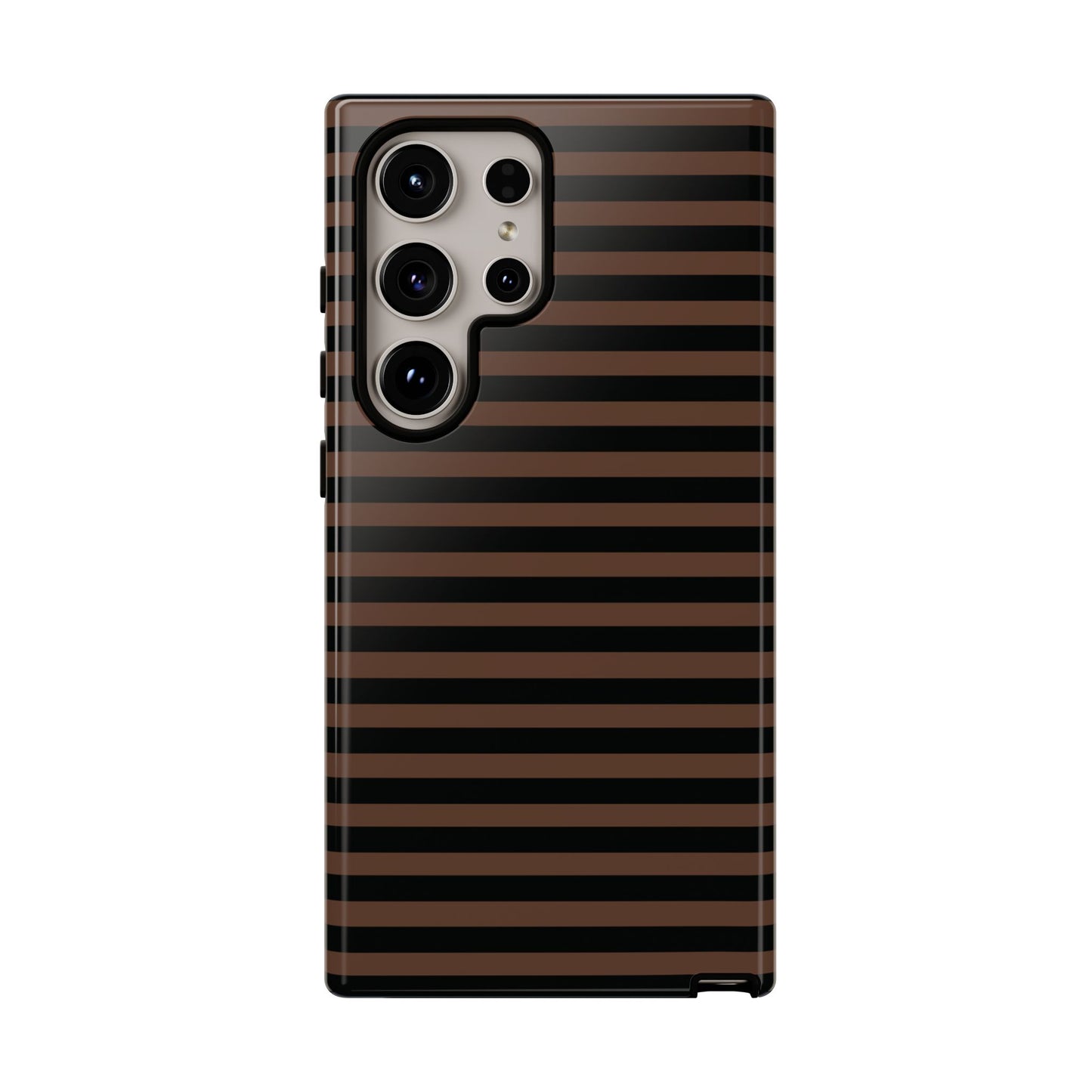 Brown Striped Tough Case