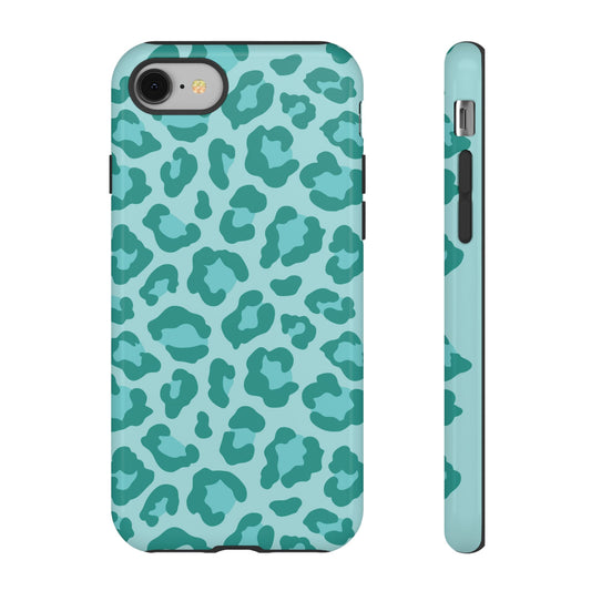 Teal Leopard Tough Case