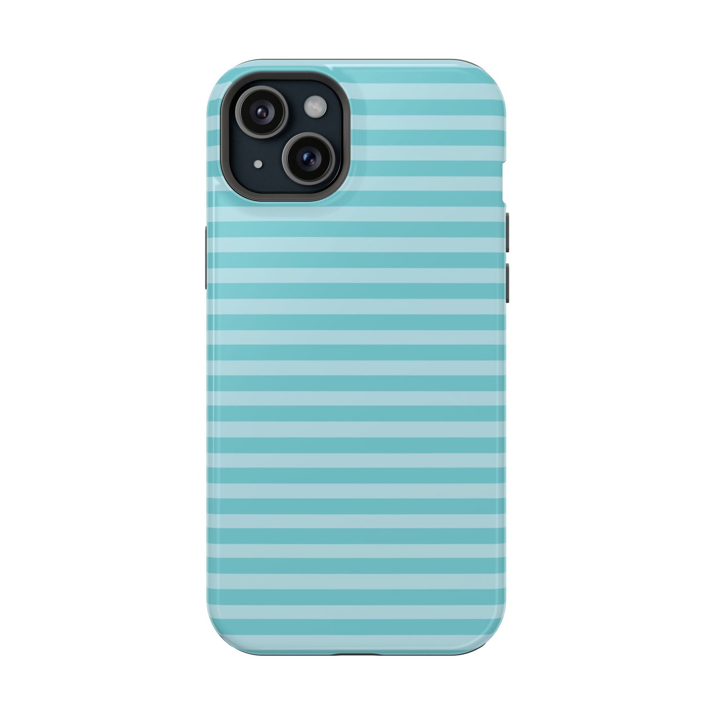 Teal Striped MagSafe Case