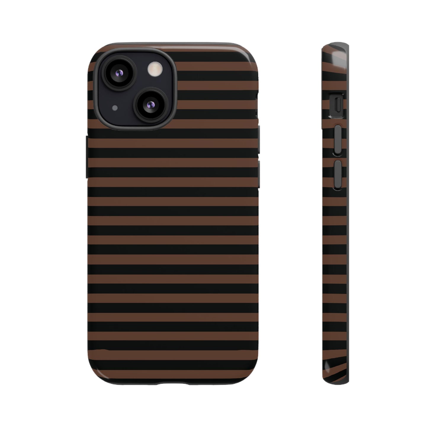Brown Striped Tough Case