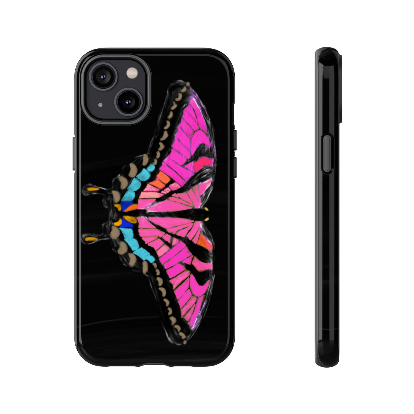 Pink Butterfly Tough Case