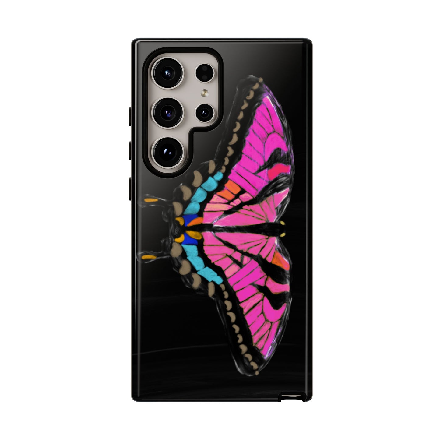 Pink Butterfly Tough Case