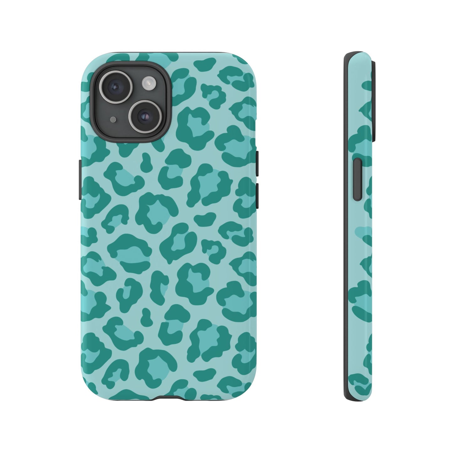Teal Leopard Tough Case