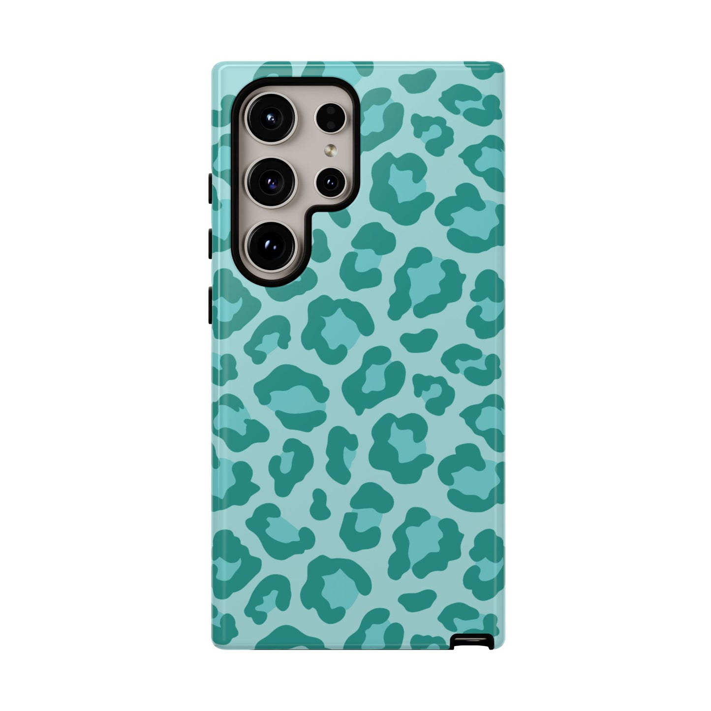 Teal Leopard Tough Case