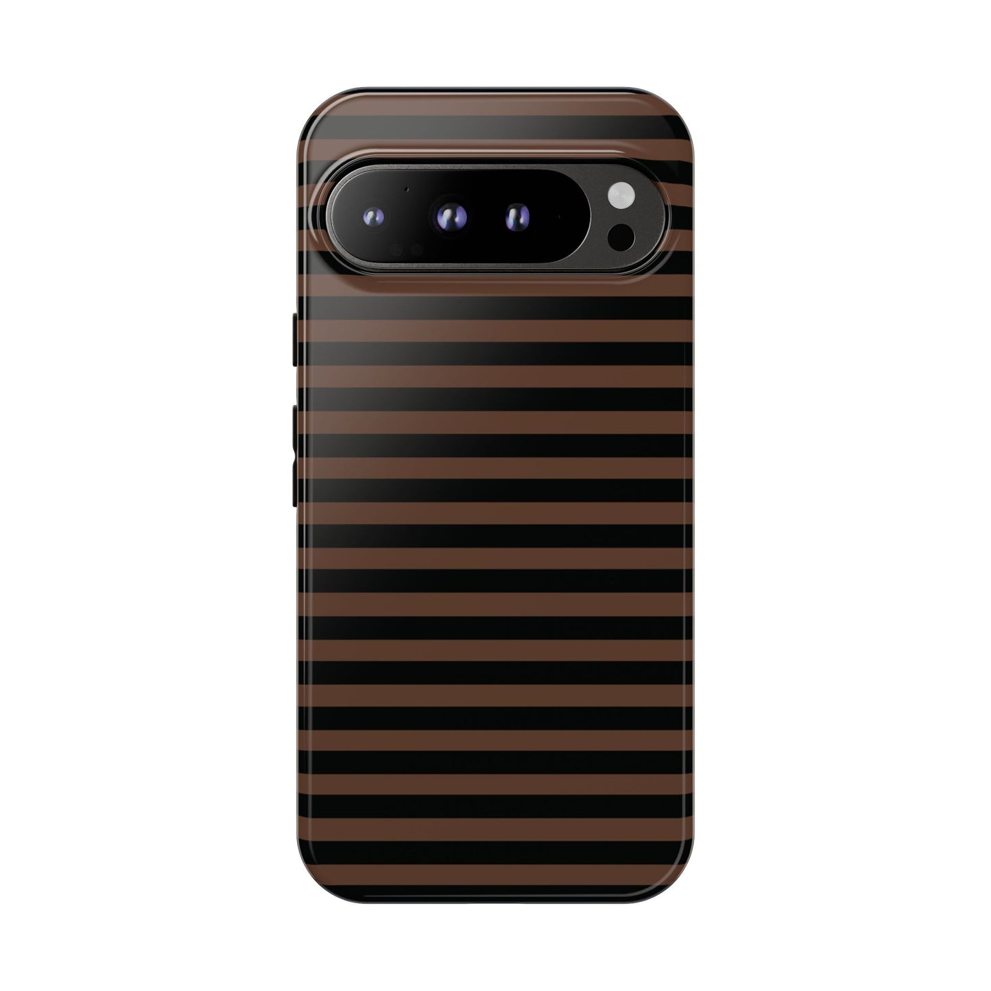 Brown Striped Tough Case