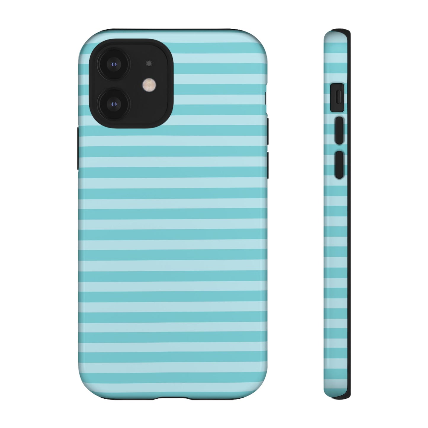 Teal Striped Tough Case