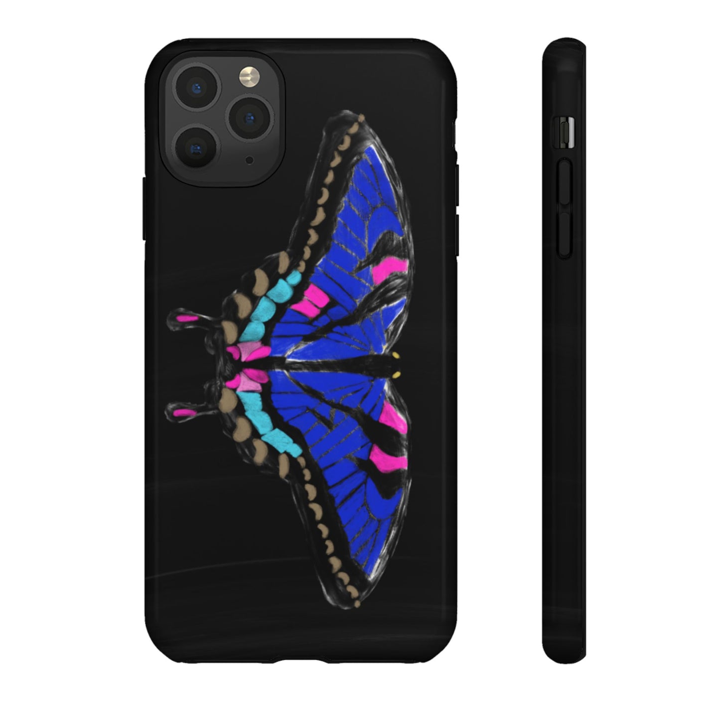 Blue Butterfly Tough Case