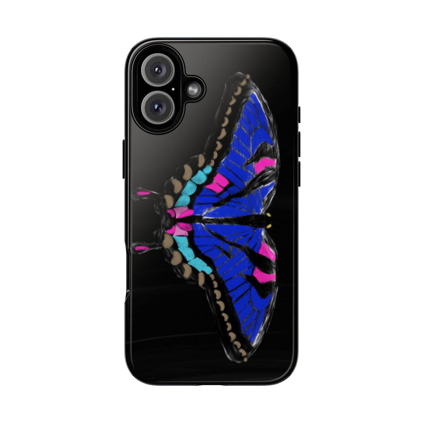 Blue Butterfly Tough Case