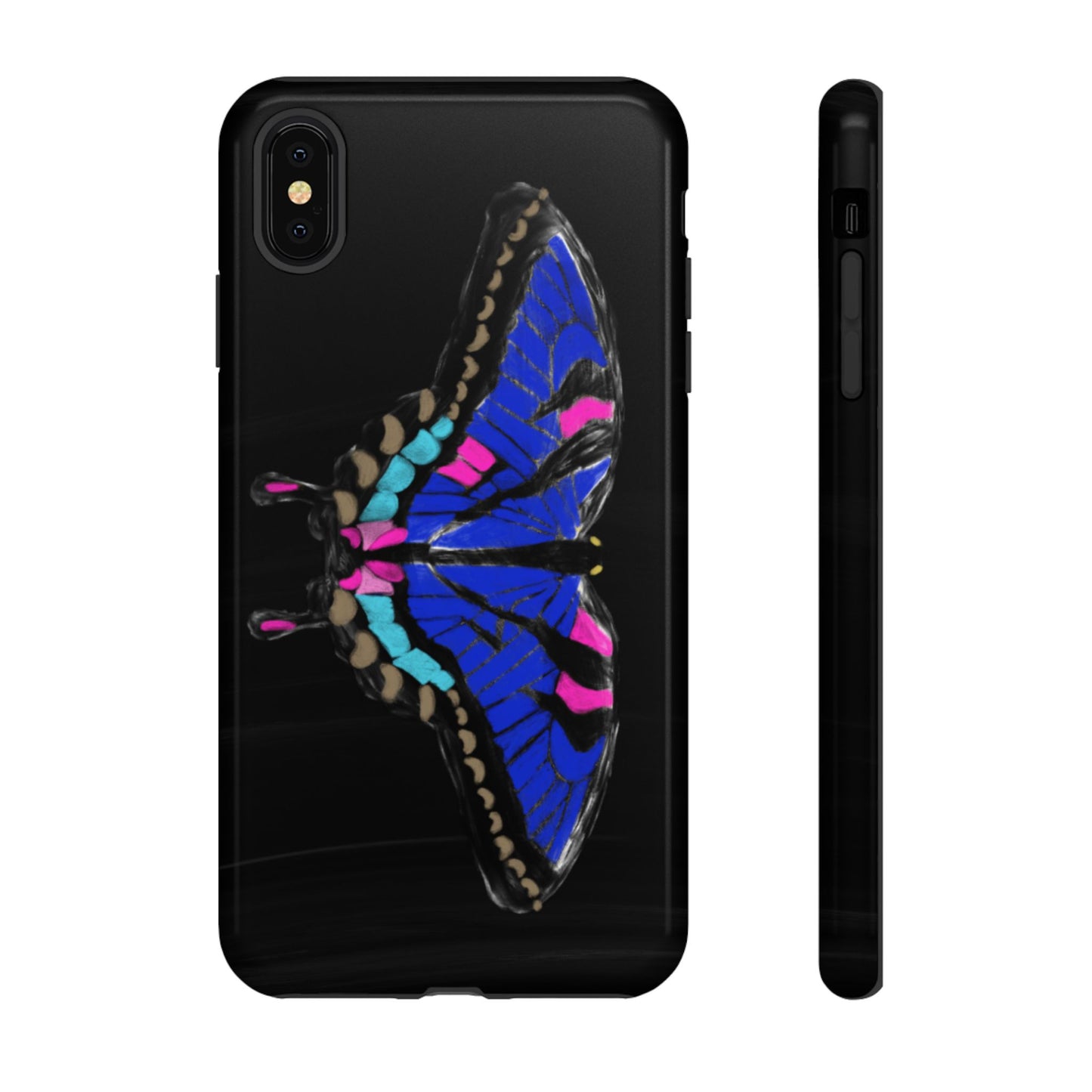 Blue Butterfly Tough Case