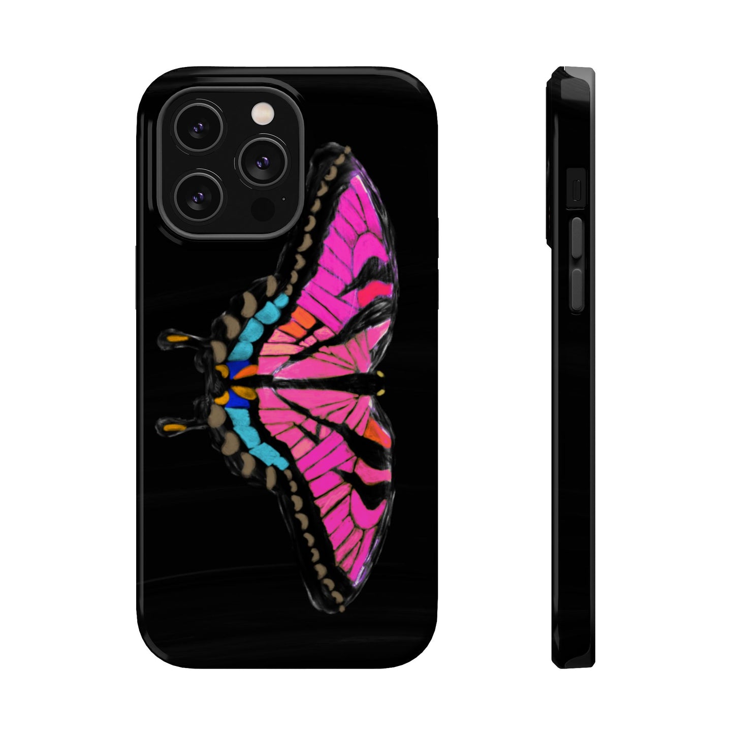 Fuscia Butterfly MagSafe Case
