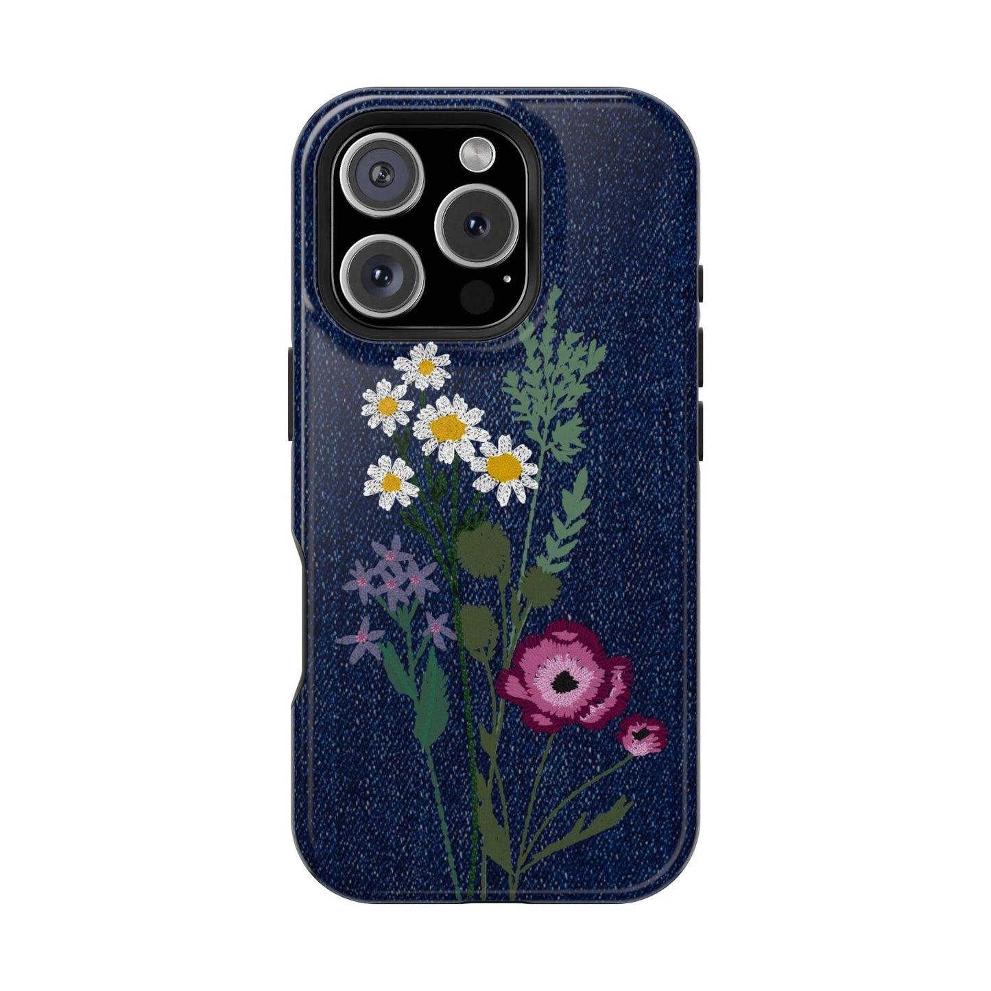 Denim Florals MagSafe Case