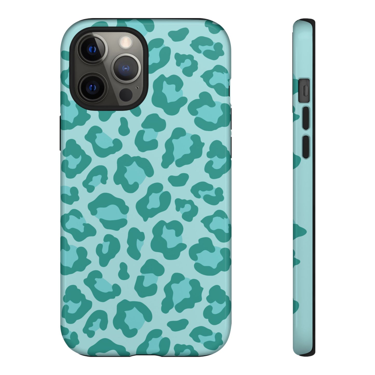 Teal Leopard Tough Case