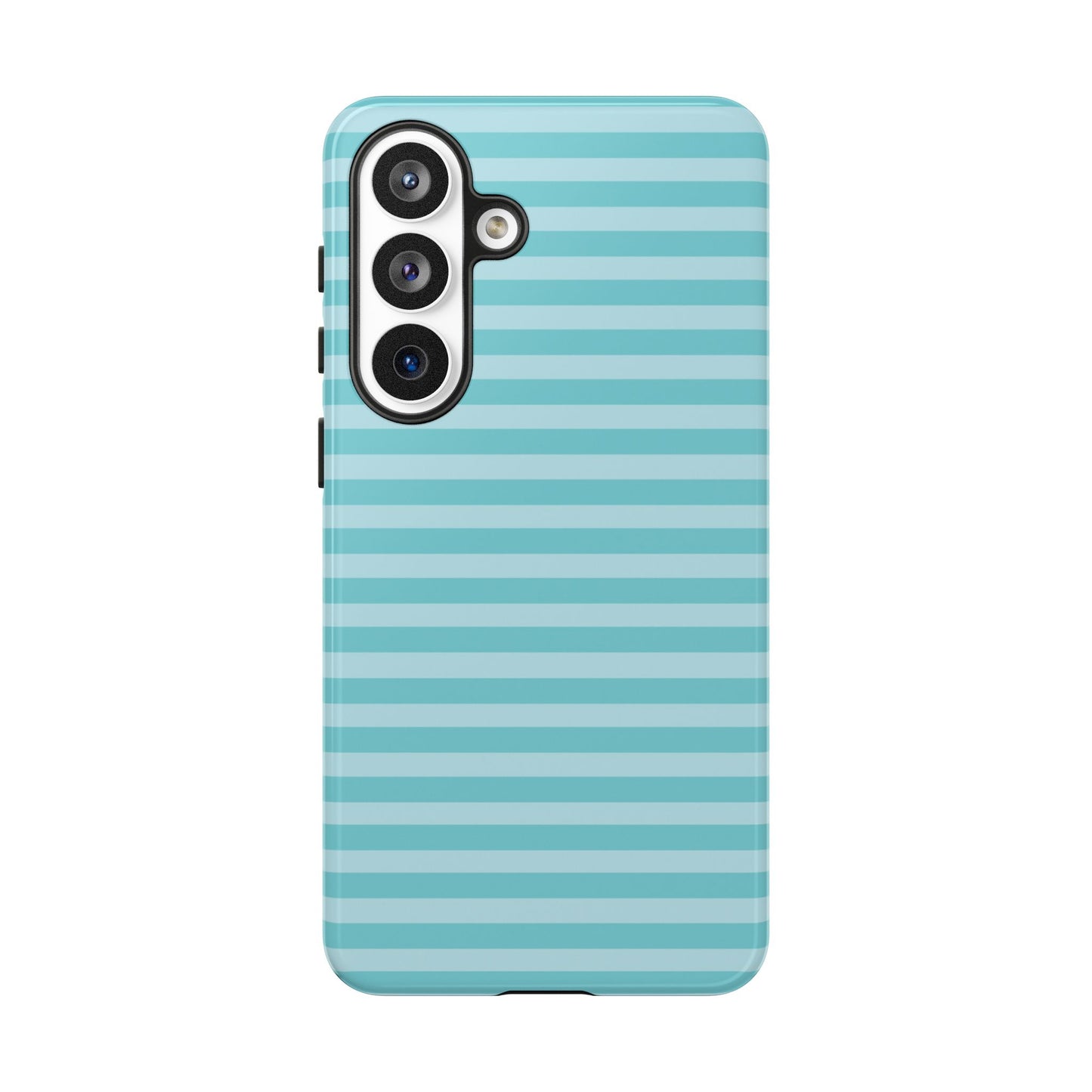 Teal Striped Tough Case