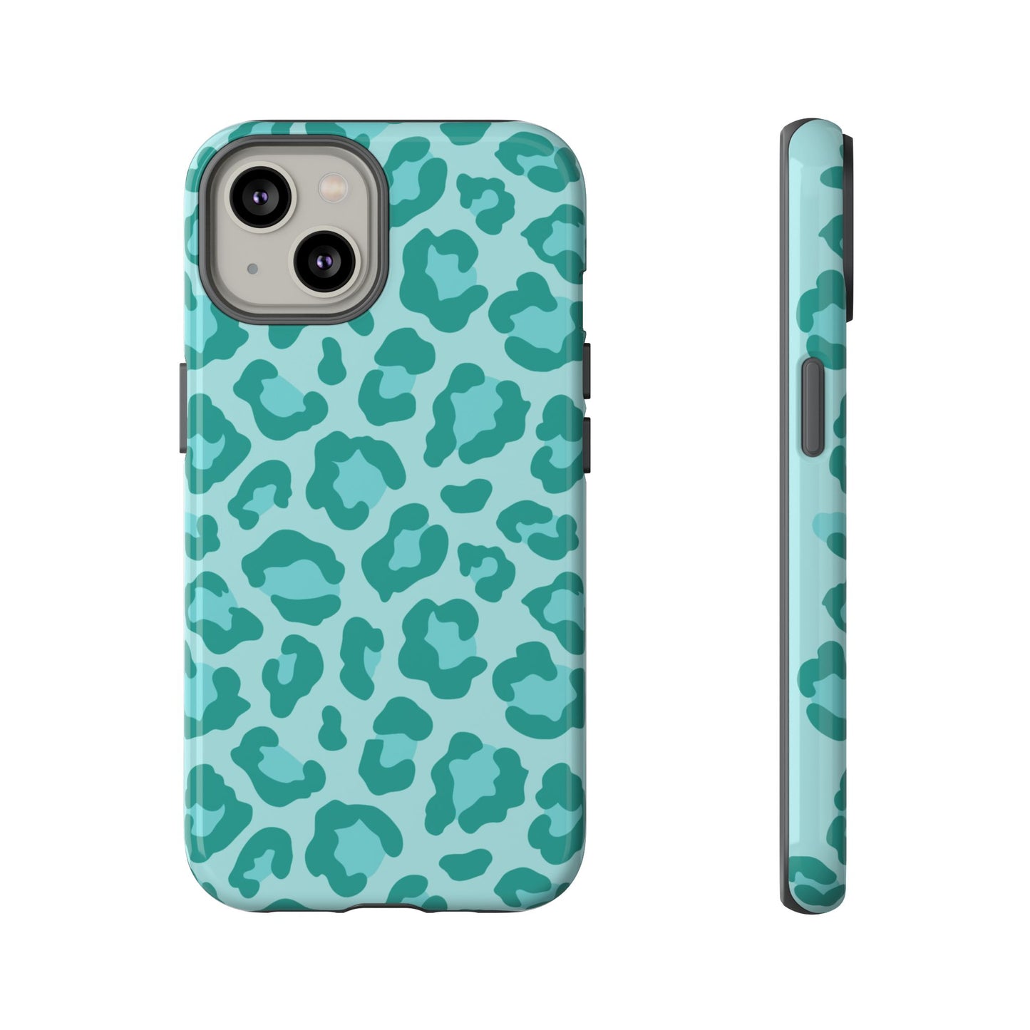 Teal Leopard Tough Case