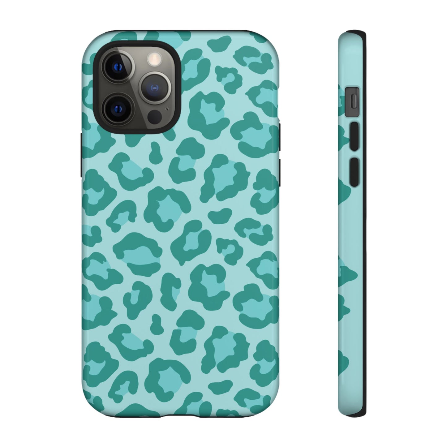 Teal Leopard Tough Case