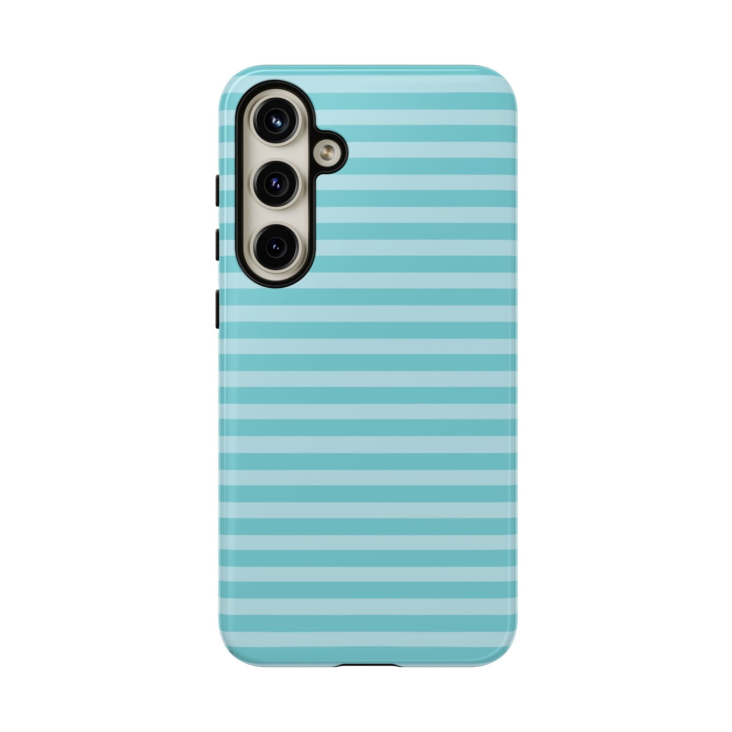 Teal Striped Tough Case