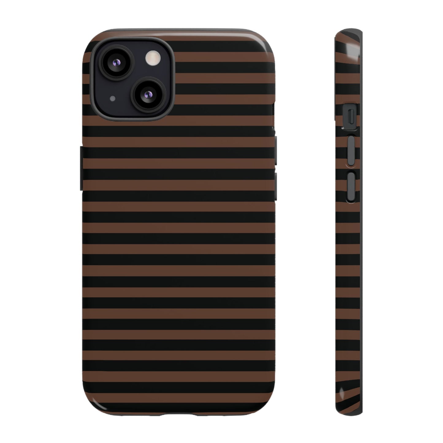 Brown Striped Tough Case