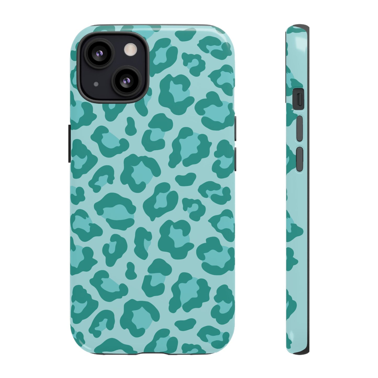 Teal Leopard Tough Case