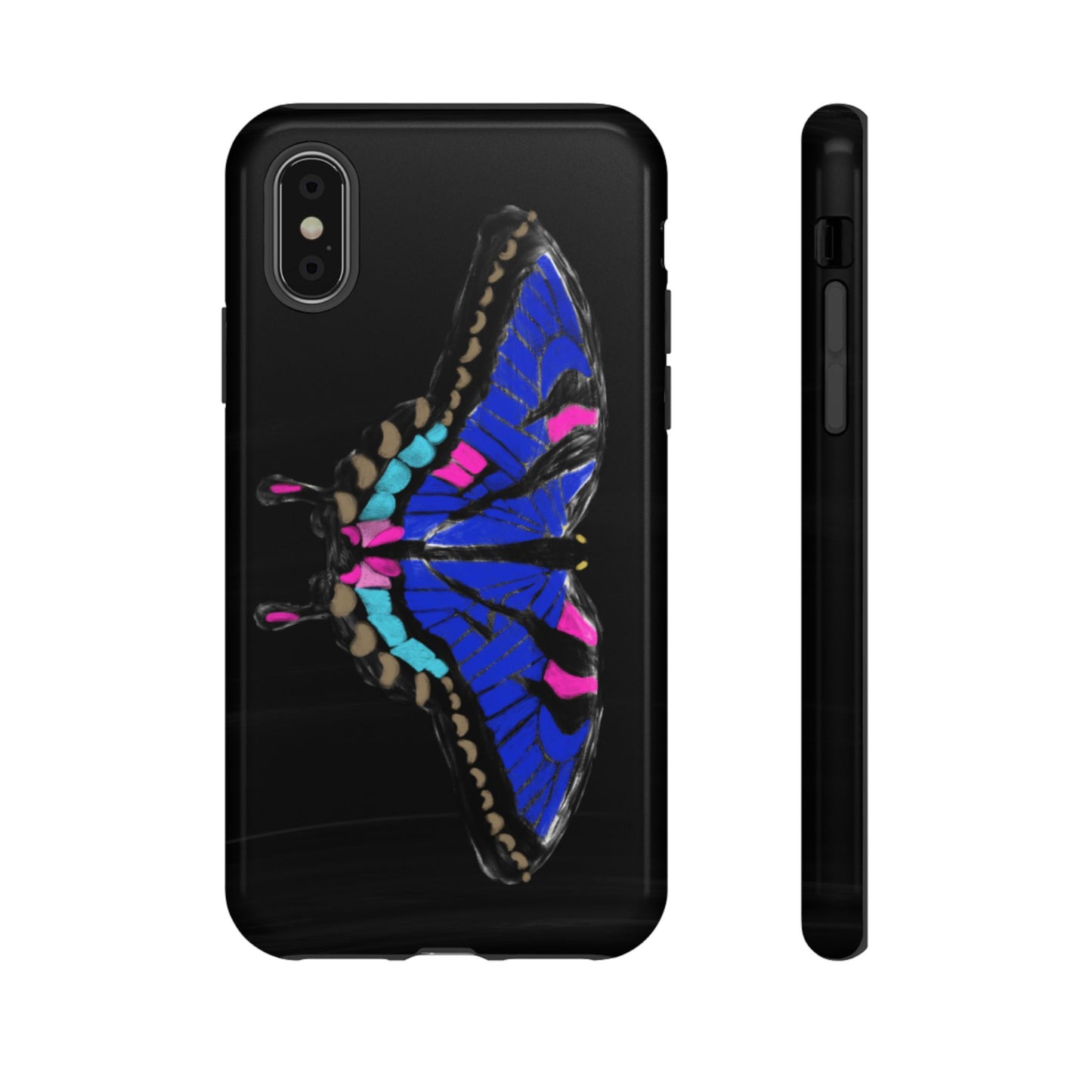 Blue Butterfly Tough Case