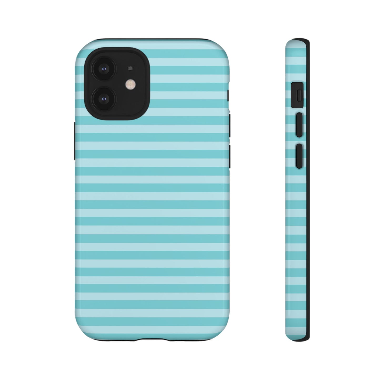 Teal Striped Tough Case