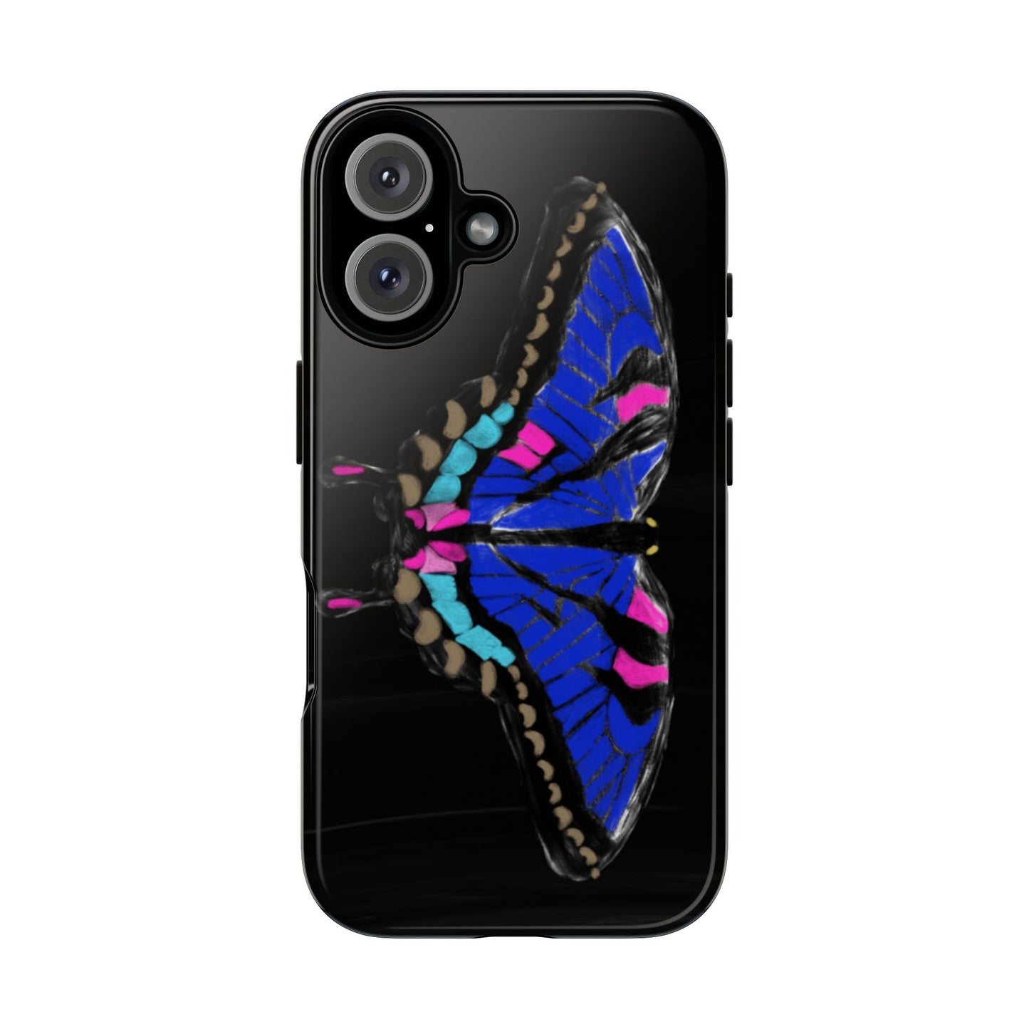 Blue Butterfly Tough Case