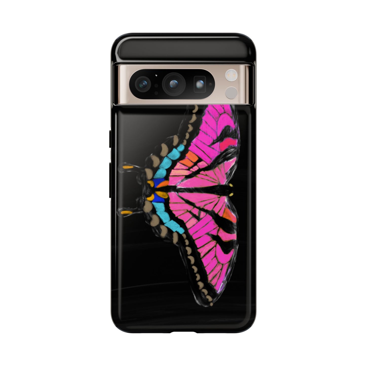 Pink Butterfly Tough Case