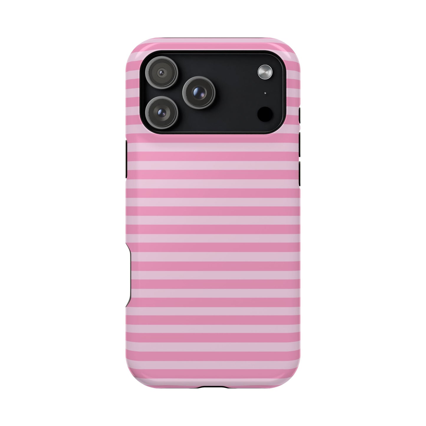Pink Striped MagSafe Case