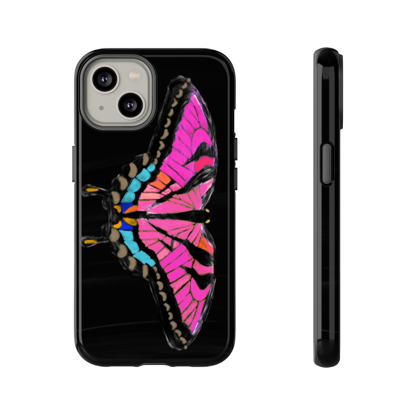 Pink Butterfly Tough Case