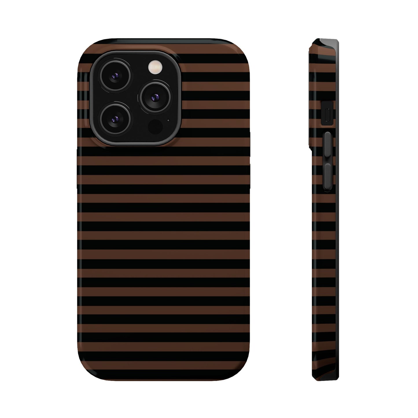 Brown Striped MagSafe Case