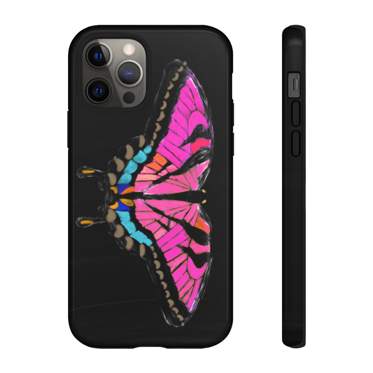 Pink Butterfly Tough Case