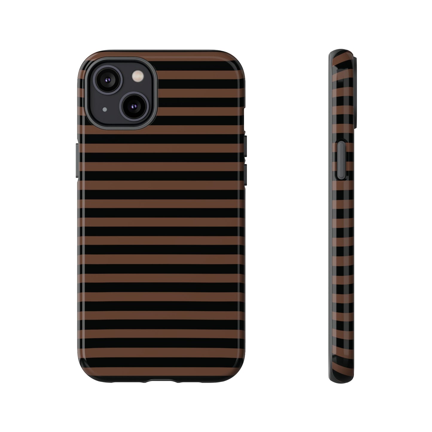 Brown Striped Tough Case