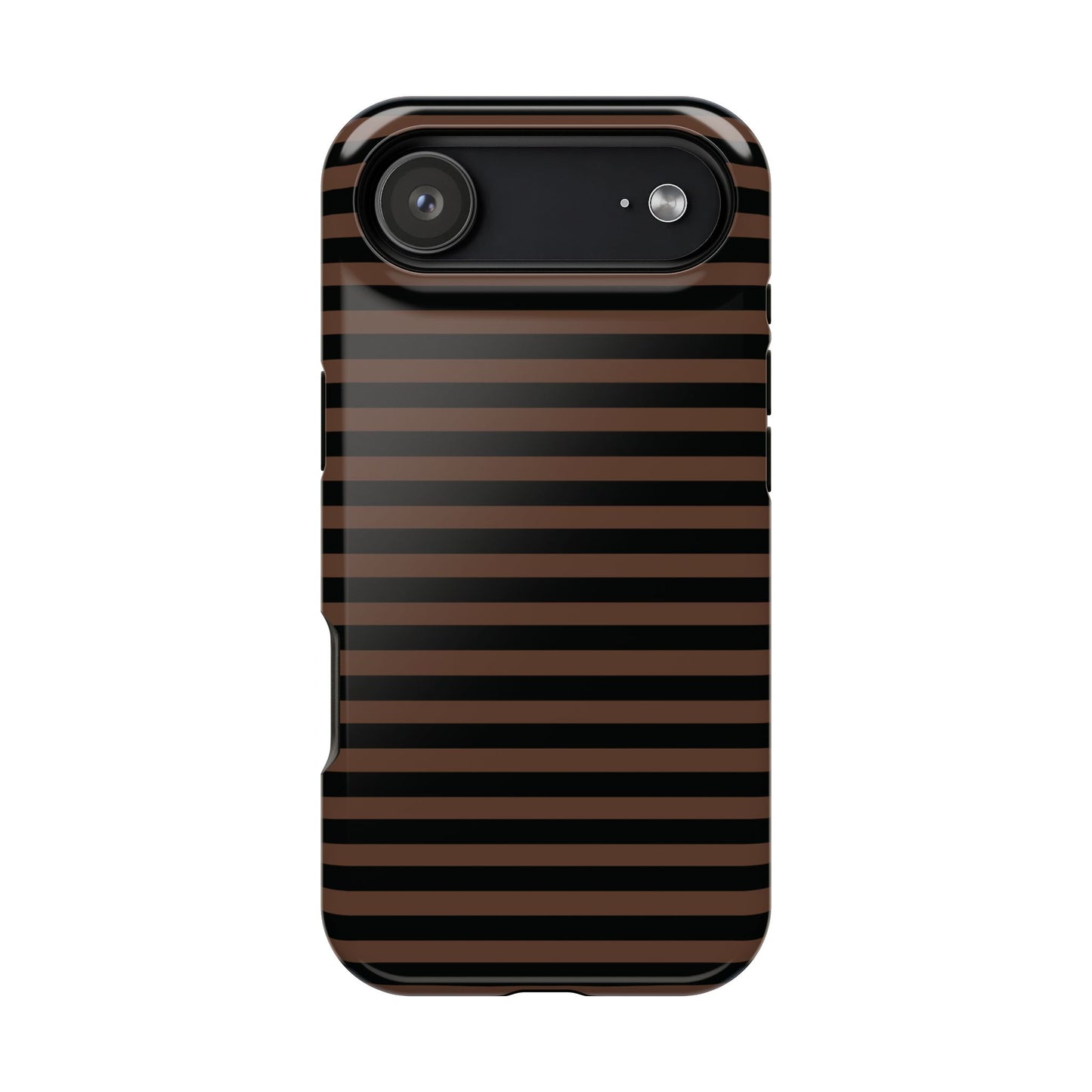 Brown Striped MagSafe Case