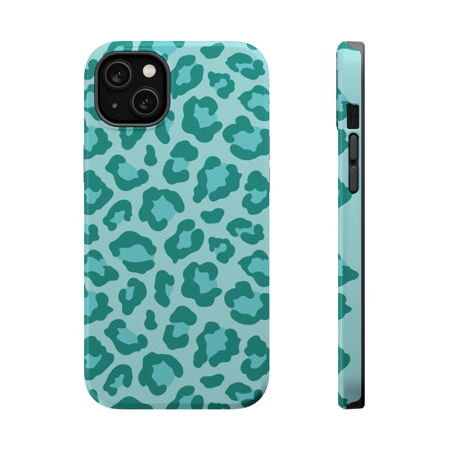 Teal Leopard MagSafe Case