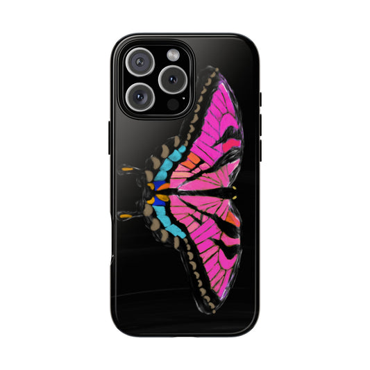 Fuscia Butterfly Tough Case
