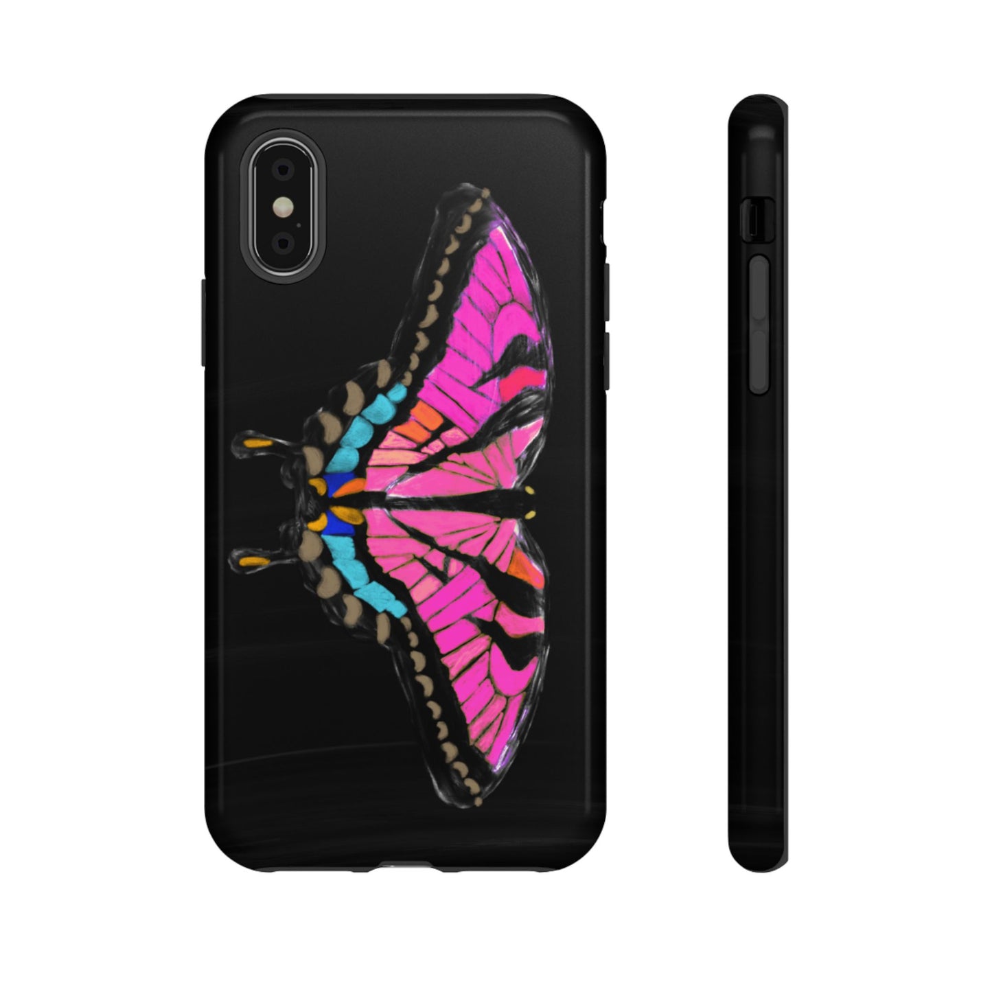 Pink Butterfly Tough Case