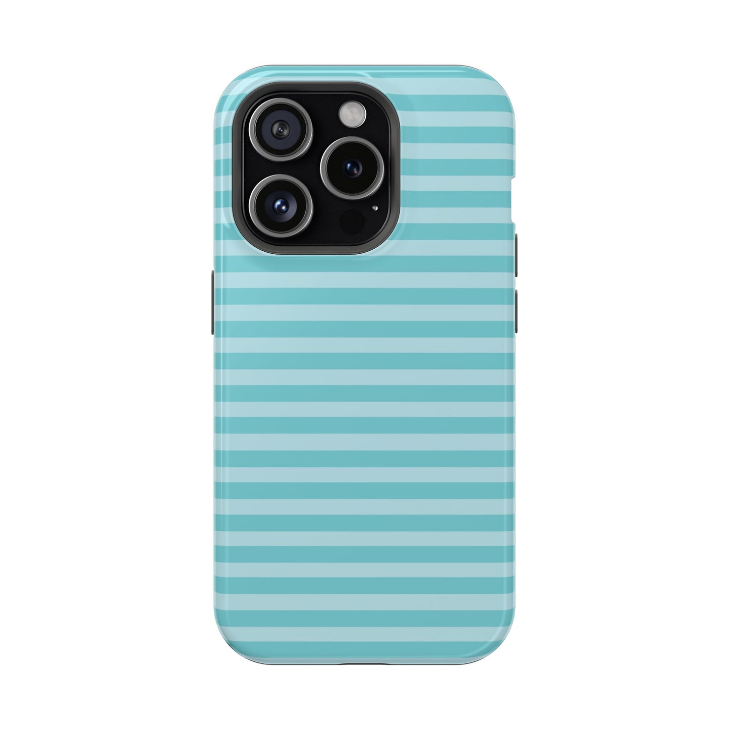 Teal Striped MagSafe Case