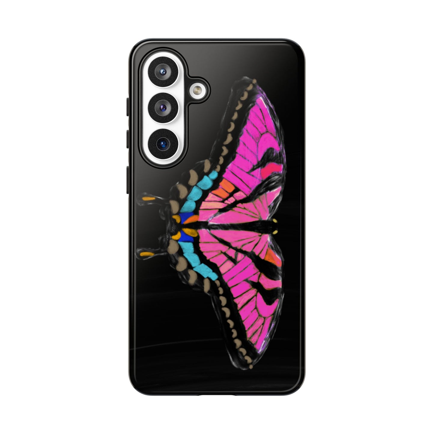 Pink Butterfly Tough Case