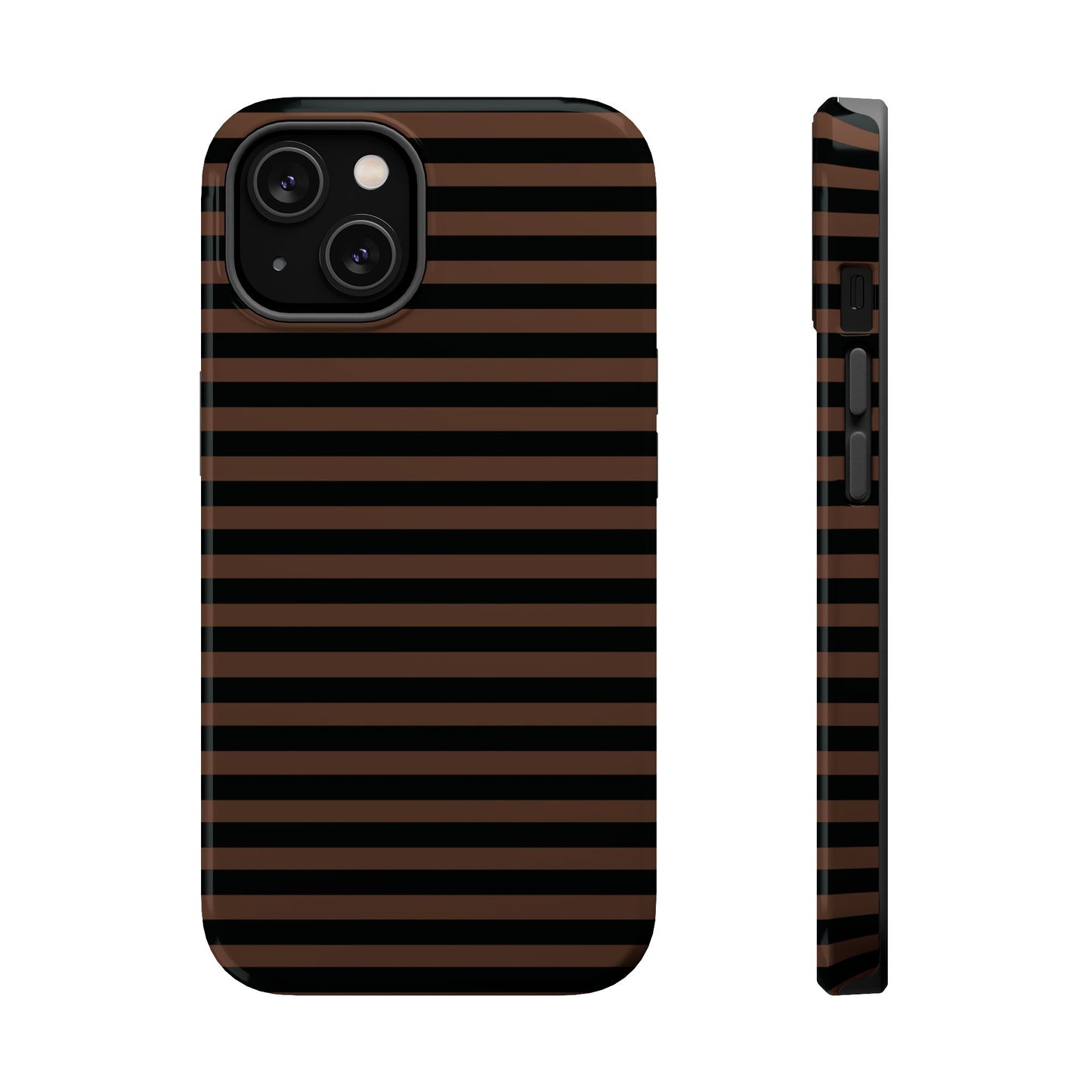 Brown Striped MagSafe Case
