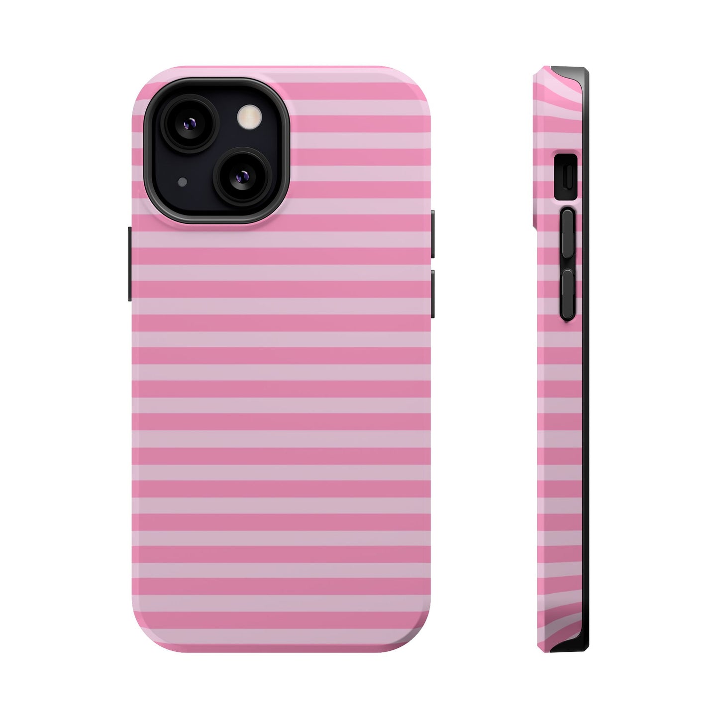 Pink Striped MagSafe Case
