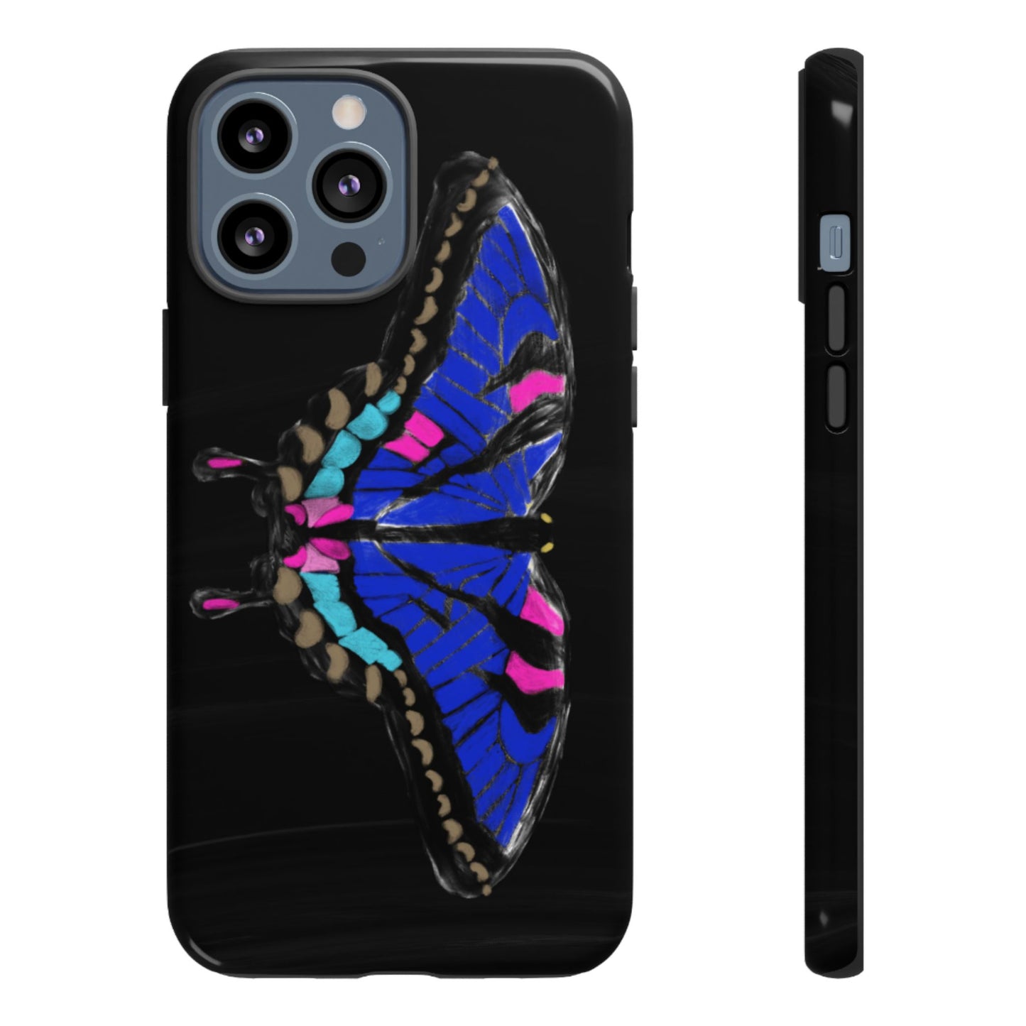Blue Butterfly Tough Case